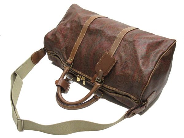 【希少】ETRO エトロ ボストンバッグ 2WAY ショルダー ブラウン 中古・古着通販】ETRO (エトロ) ボストンバッグ ブラウン