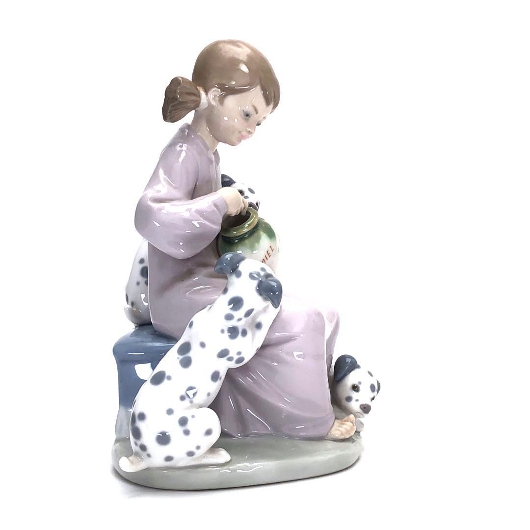 【美品】リヤドロ／ハチミツが大好き／1248 絶版】LLADRO リヤドロ No.1248『ハチミツが大好き』西洋陶磁器