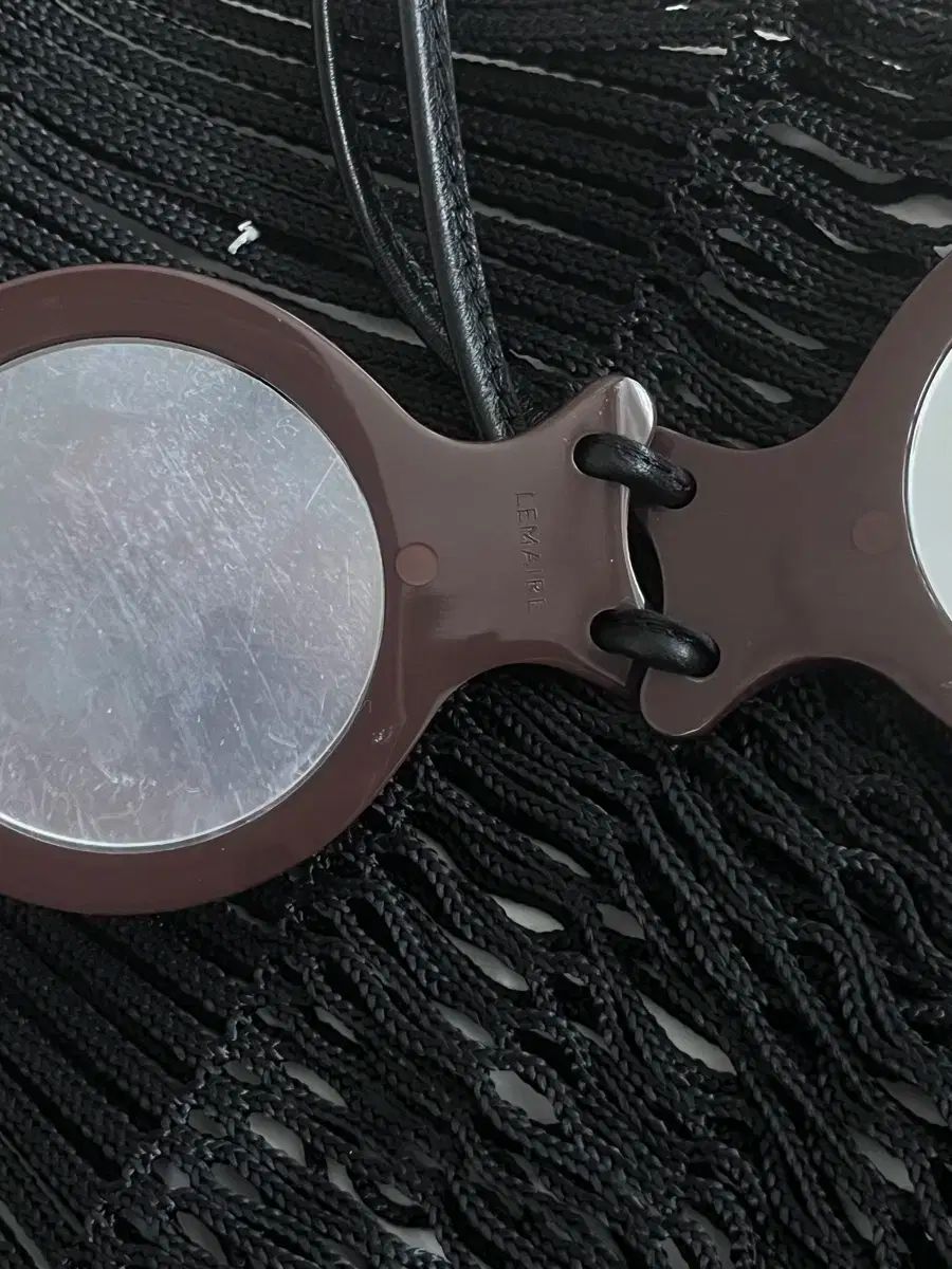  OS LEMAIRE ルメール CASTANET カスタネット ネックレス ブラウン キーホルダー キーリング 小物