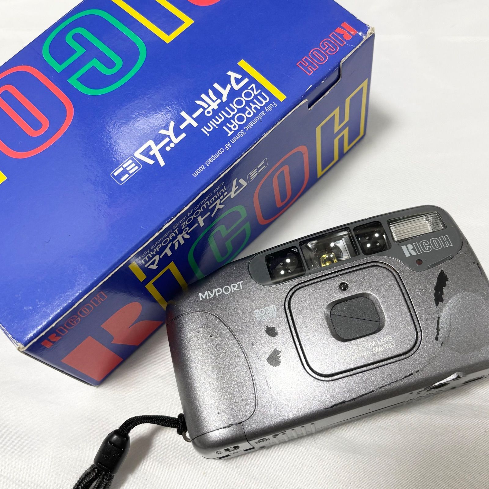 RICOH リコー MYPORT マイポート zoom MACRO ズームマクロ コンパクトフィルムカメラ 撮影 写真 動作未 品扱い 品
