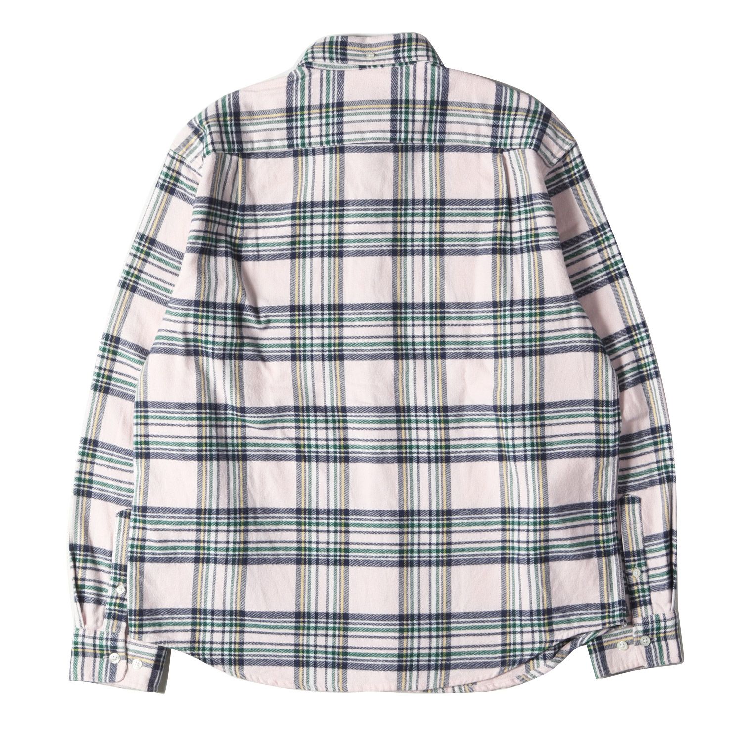 Supreme シュプリーム シャツ タータンチェック ボタンダウン フランネルシャツ Tartan Flannel Shirt 20AW  ペールピンク S トップス カジュアルシャツ 長袖 - メルカリ