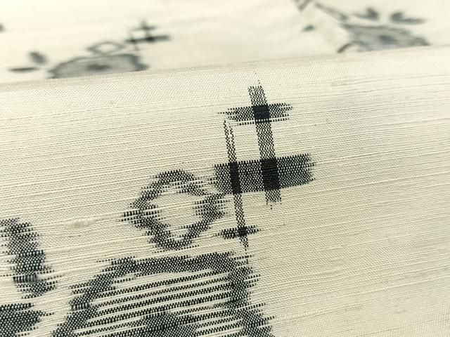 平和屋着物○上質な紬 草花文 正絹 逸品 AAAV9092np - メルカリ