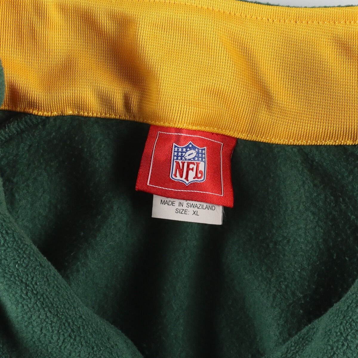 古着 NFL GREENBAY PACKERS グリーンベイパッカーズ ハーフジップ