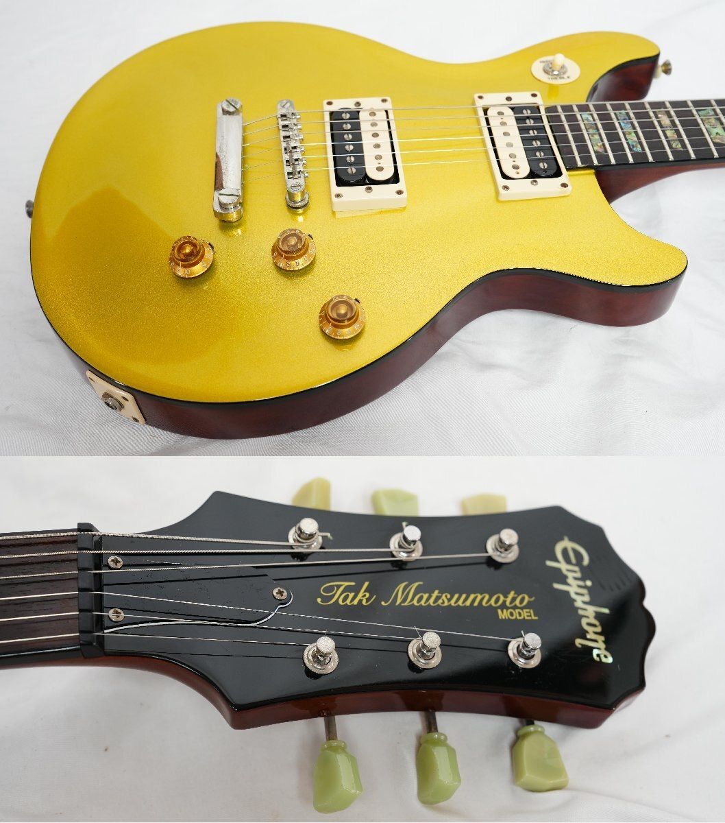 Epiphone エピフォン tak DC Gold TOP 中古 Epiphone(エピフォン) / Tak Matsumoto DC Standard Gold エレキ