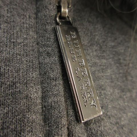 BURBERRY ブルーレーベル グレー パーカー 38 BURBERRY BLUE LABEL - BURBERRY BLUE LABEL バーバリーブルー