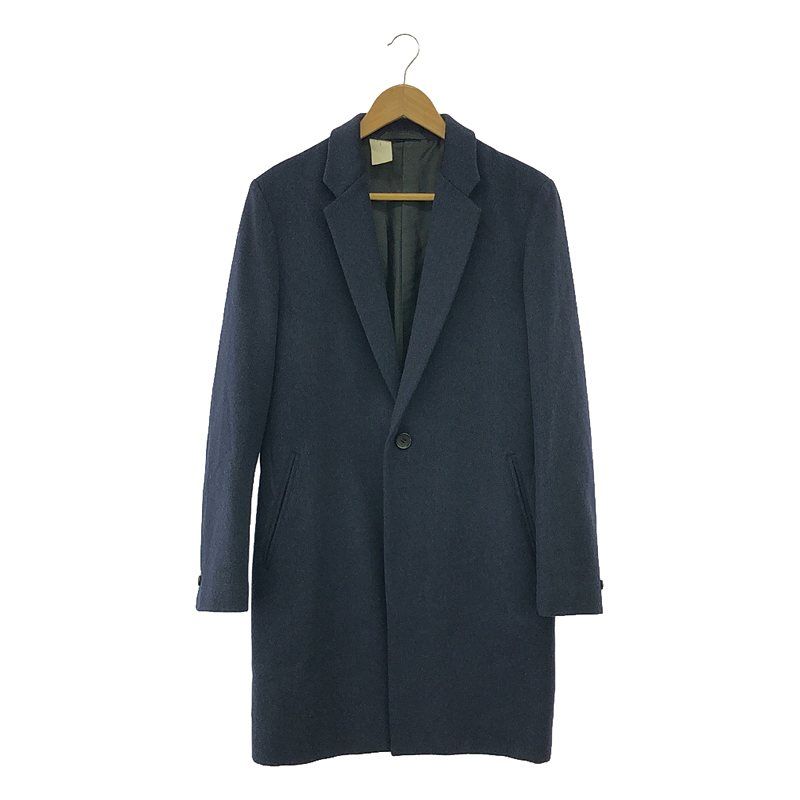 N.HOOLYWOOD / エヌハリウッド | ウール ストライプ チェスターコート