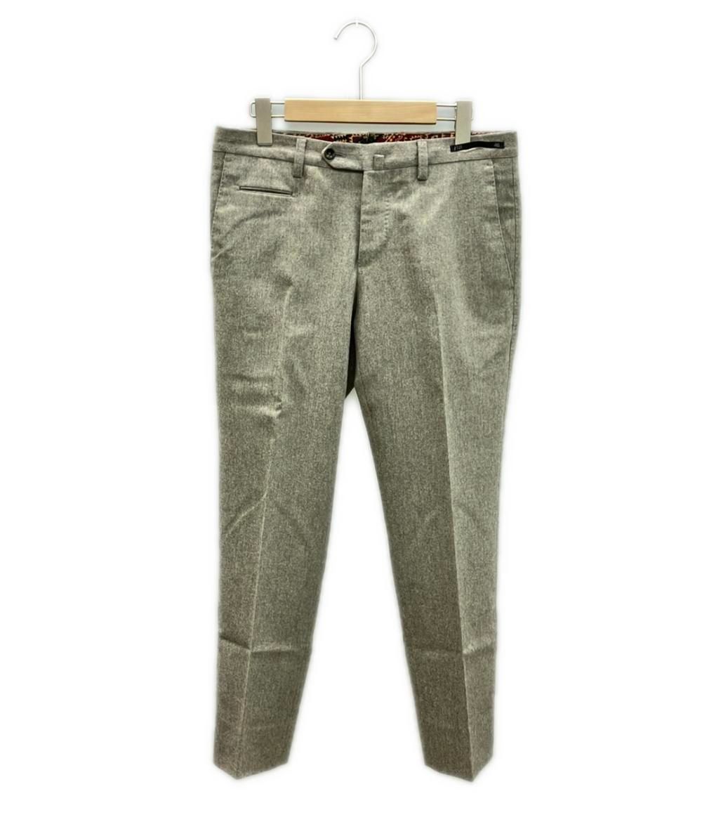 美品 ピーティーゼロウーノ ウール混ストレッチスラックスパンツ メンズ SIZE 46 PT01