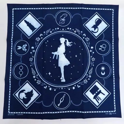 アクセサリー(非金属)　常世 BUAISOU 藍染バンダナ 「すずめの戸締まり展」 中古】アクセサリー(非金属) 岩戸鈴芽 BUAISOU 藍染バンダナ
