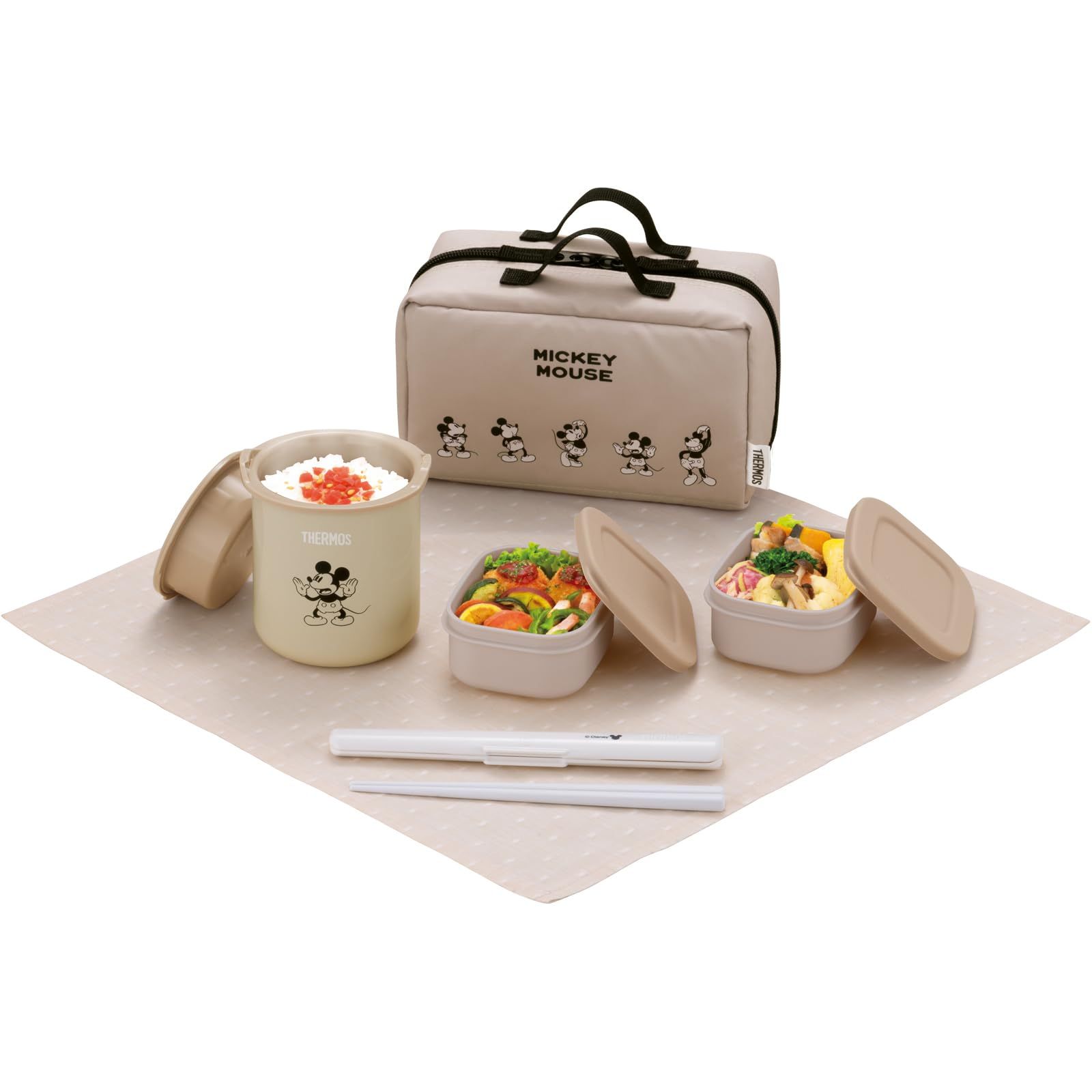 サーモス 保温弁当箱 250ml ライトベージュ ディズニー DBQ-257DS LBE NEXPOTALLINN_EU