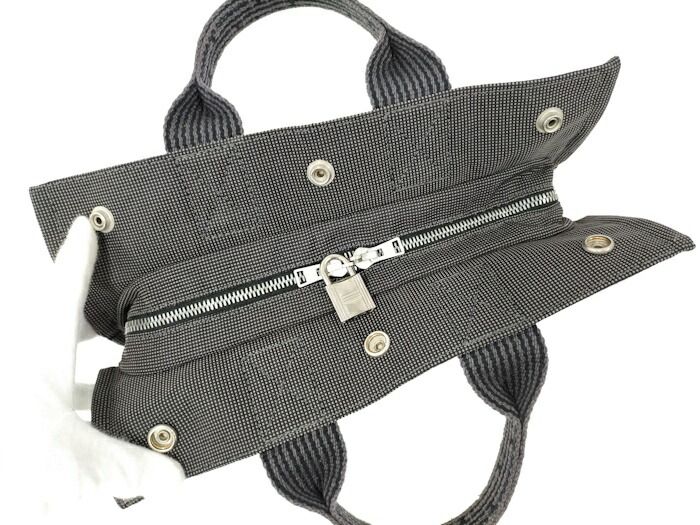 ▽HERMES エールライン PM トートバッグ グレー　ハンドバッグ 美品✨HERMESエールライントートPMトートバッグ グレー - メルカリ