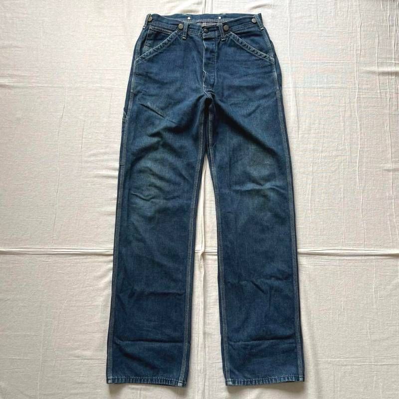 ヒ*ヨ様 超希少 Lee ヴィンテージデニムバナー 90s レア 非売品 販促用 希少 90s vintage Old Lee リー シンチバック ストレートデニム
