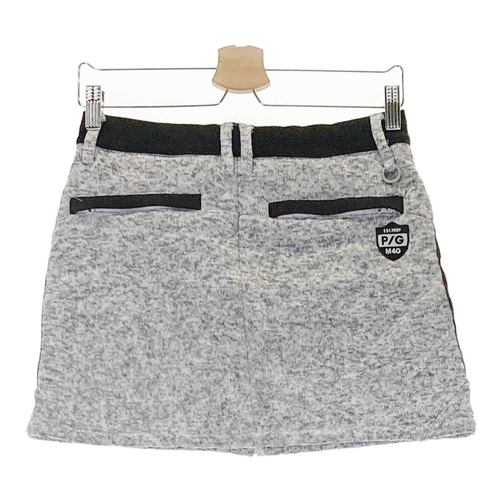 サイズ：0 PEARLY GATES パーリーゲイツ 中綿ニットスカート グレー系