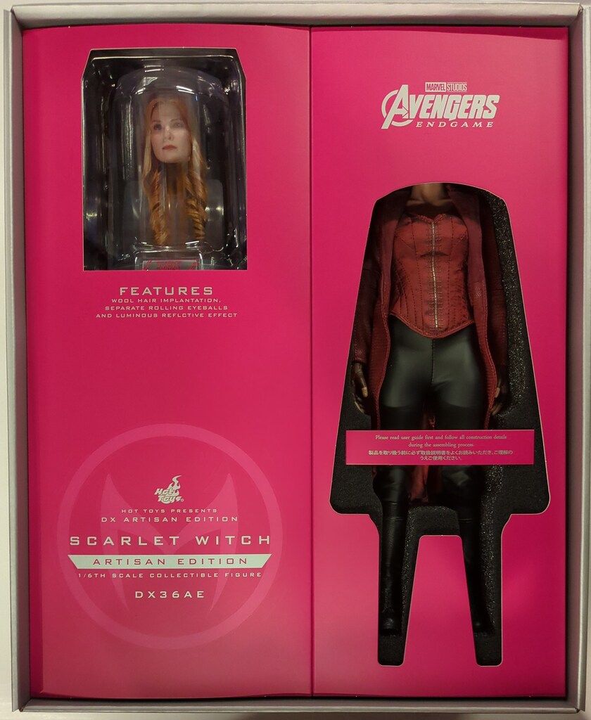 新品未開封 ホットトイズ アルチザン スカーレットウィッチ 植毛仕様！『アベンジャーズ／エンドゲーム』スカーレット