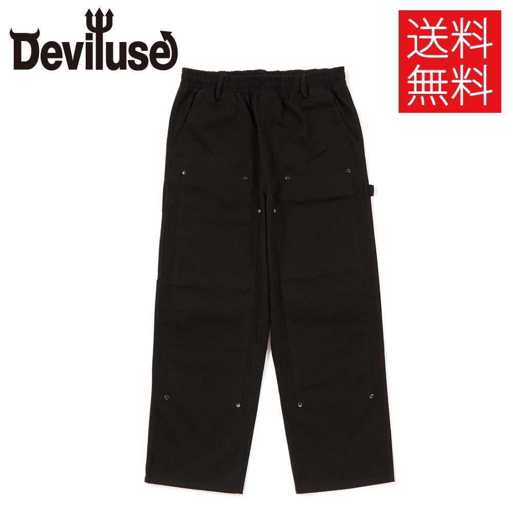 【送料無料】Deviluse Work パンツ ブラック 黒 Pants Black デビルユース