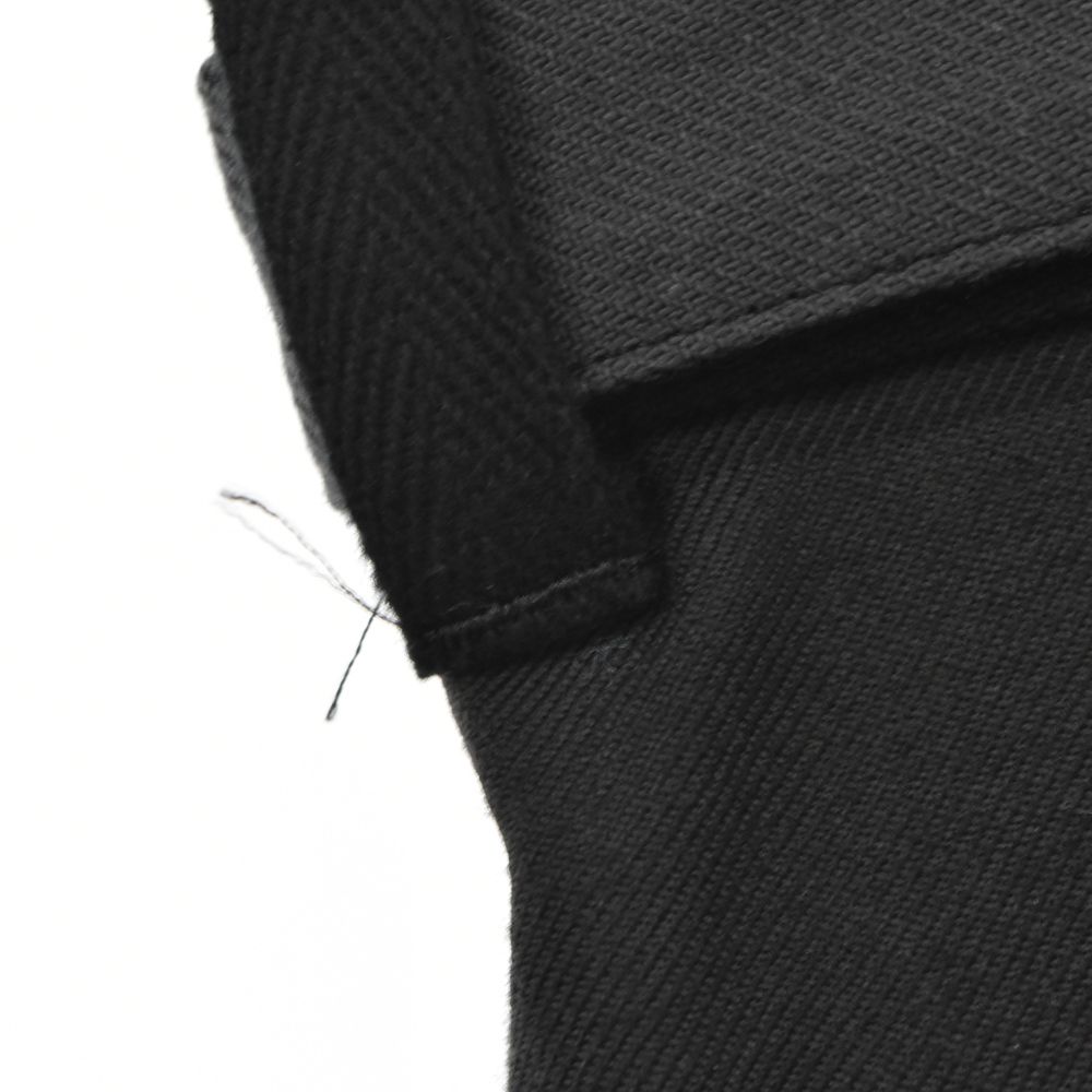 Sacai サカイ 22SS Buffalo Check Trousers バッファローチェック テーパードパンツ ブラック/グレー 22-02701M