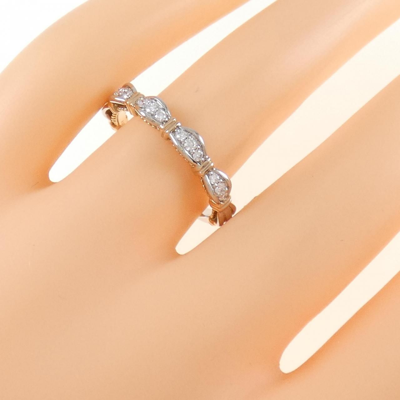 K18PG ダイヤモンド リング 0.30CT K18PG ダイヤモンド リング 0.30CT 質屋かんてい局オンラインショップ / 茜部店 K18PG 18金