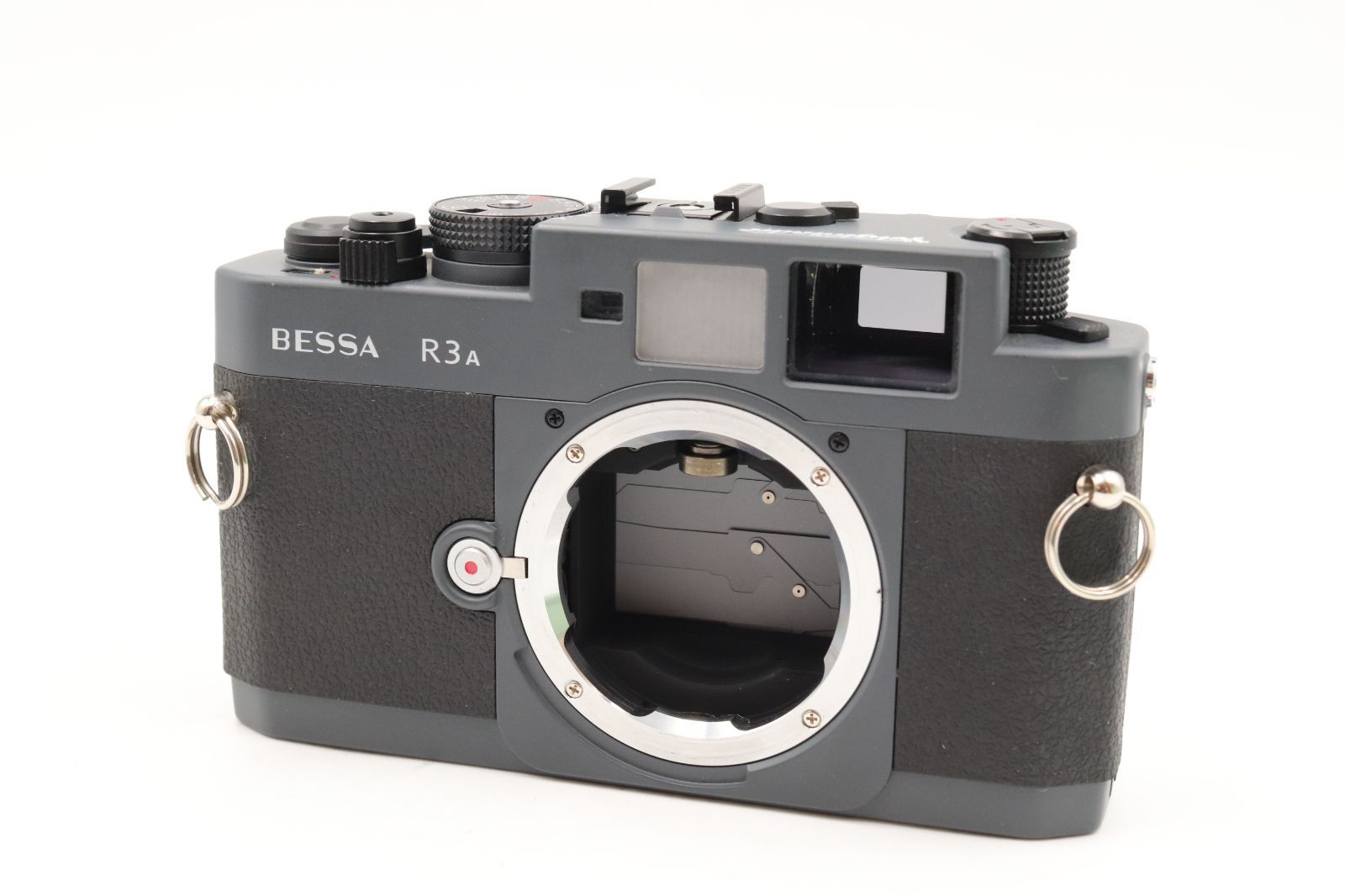 惜しい 上品 Voigtlander フォクトレンダー BESSA R 3 A グレー レンジファインダーフィルムカメラ 14589