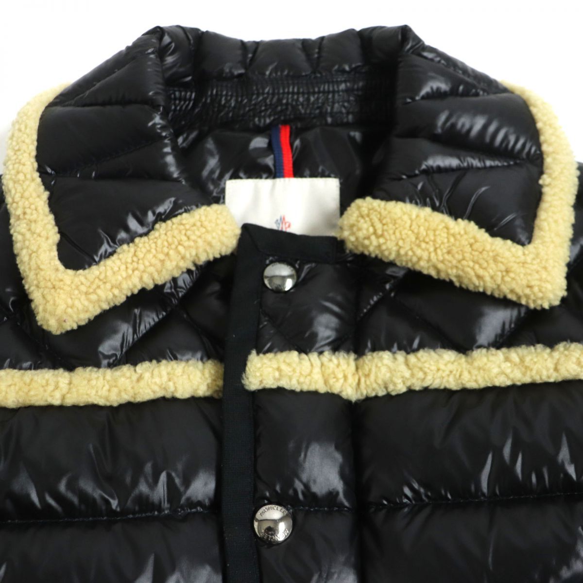 極美品 MONCLER EVARIST モンクレール ムートン ダウンジャケット