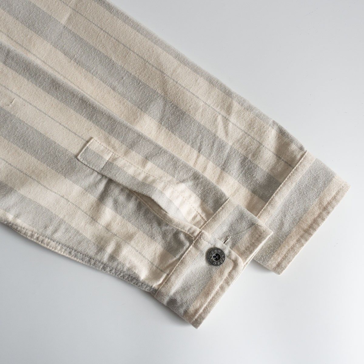 美品】NIGEL CABOURN LYBRO【ARCTIC SHIRT COTTON STRIP 】 ナイジェル  