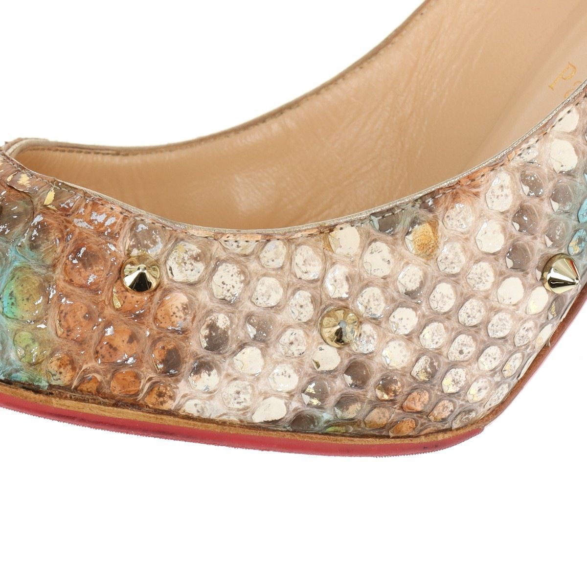 Christian louboutin パンプス マルチカラー パイソン 楽天市場】【靴】Christian Louboutin クリスチャン ルブタン