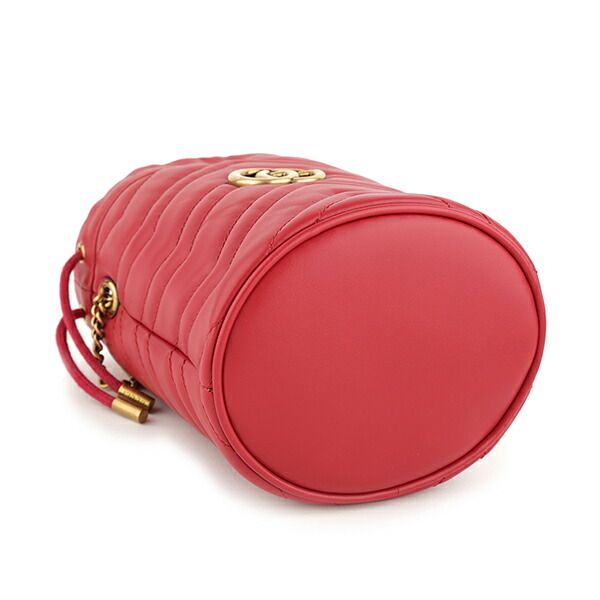 タイムセール☆GUCCI★GGマーモントカメラバッグ・レッド 新品 グッチ GUCCI ショルダーバッグ GGマーモント レッド