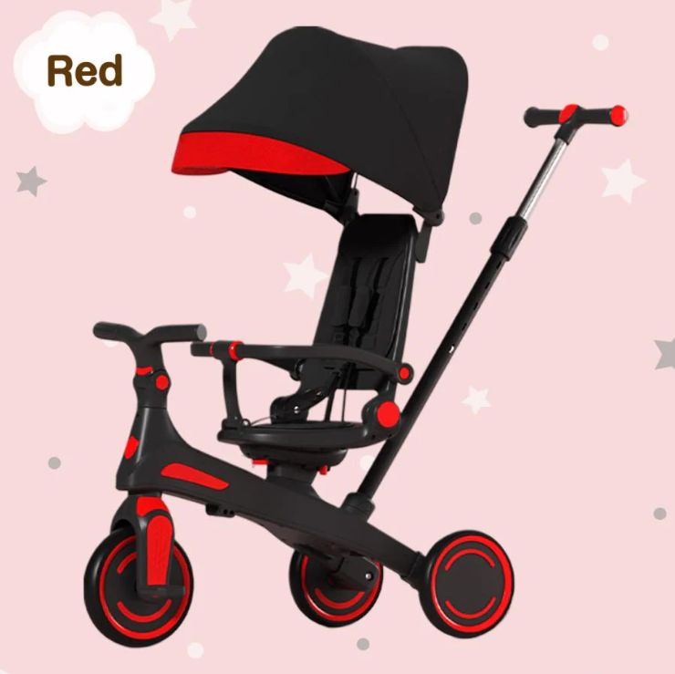 ⭐️新品⭐️多機能三輪車【ベージュ／レッド／イエロー】 安い 7in1