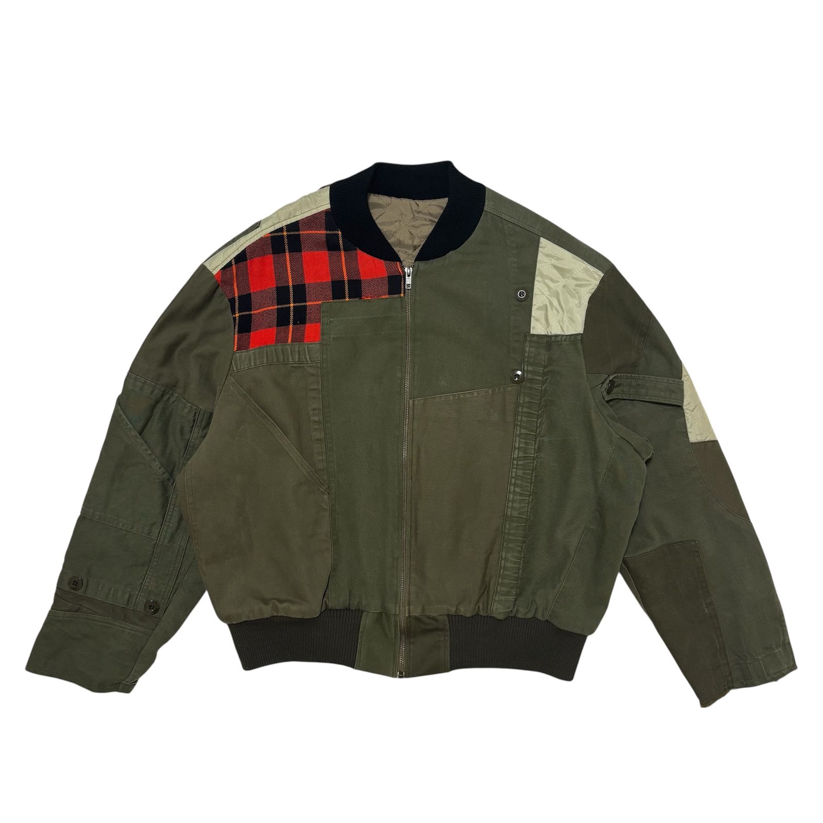 デンハム アトリエリザーブ ボンバージャケット 中古 デンハム DENHAM×アトリエリザーブ ATELIER RESERVE コラボ