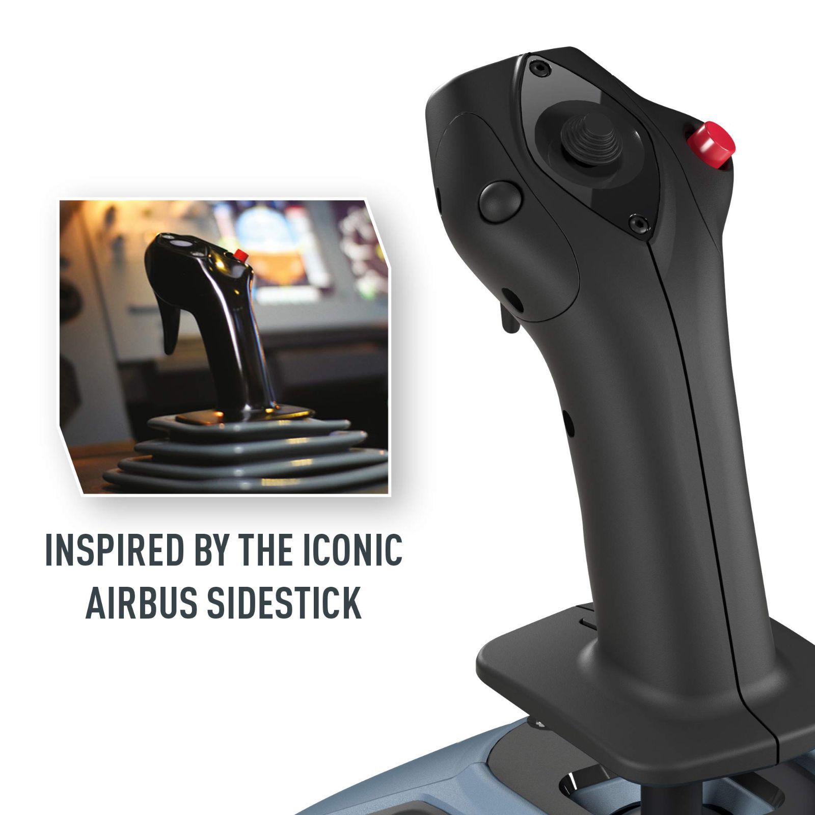 Thrustmaster スラストマスター TCA Officer Pack Airbus Edition サイドスティック スロットルクアドラント  両手利き フライトスティック 交換可能なモジュール付き PC (Windows 10,8) と互換性あり - メルカリ