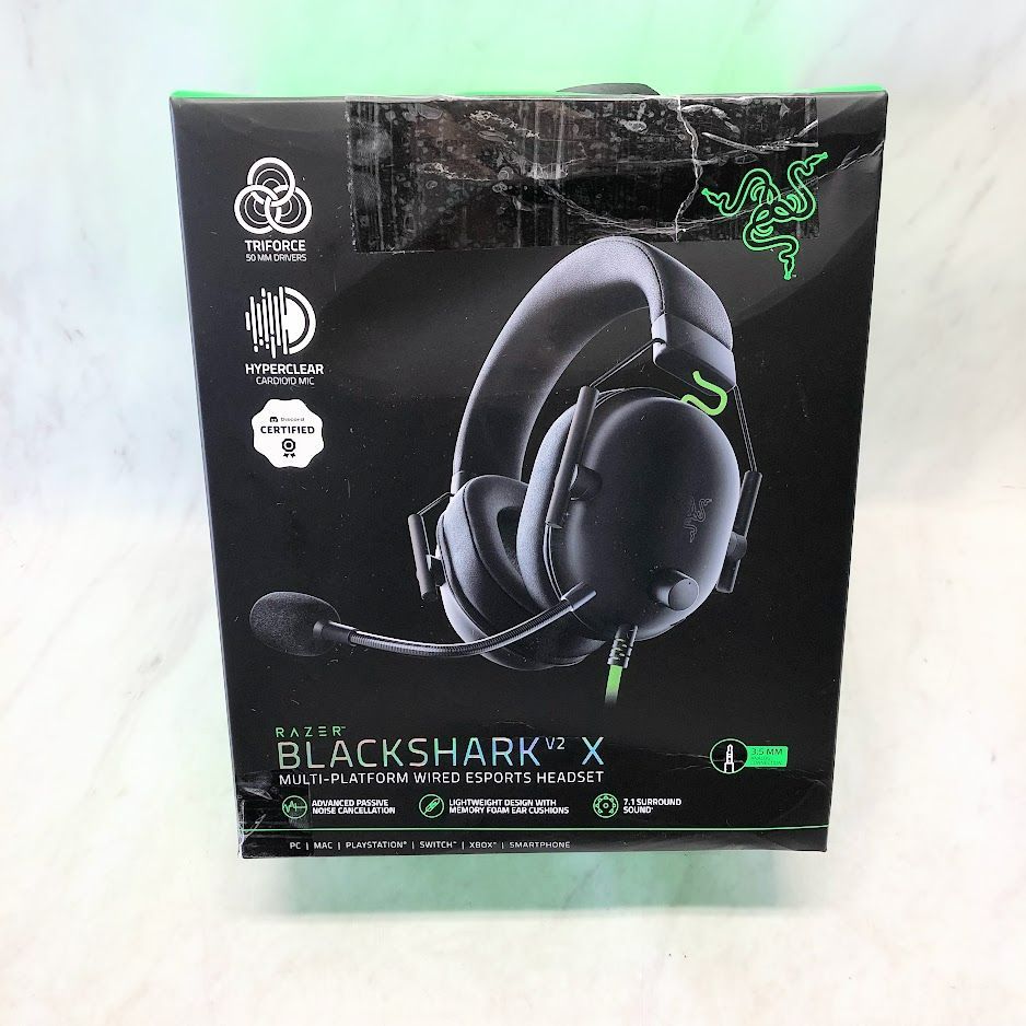 新品・未開封品】Razer BlackShark V2 X ゲーミングヘッドセット RZ04 