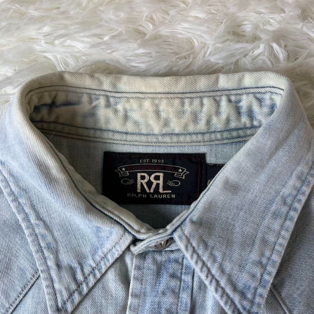 RRL ダブルアールエル ラルフローレン デニムシャツ - メルカリ