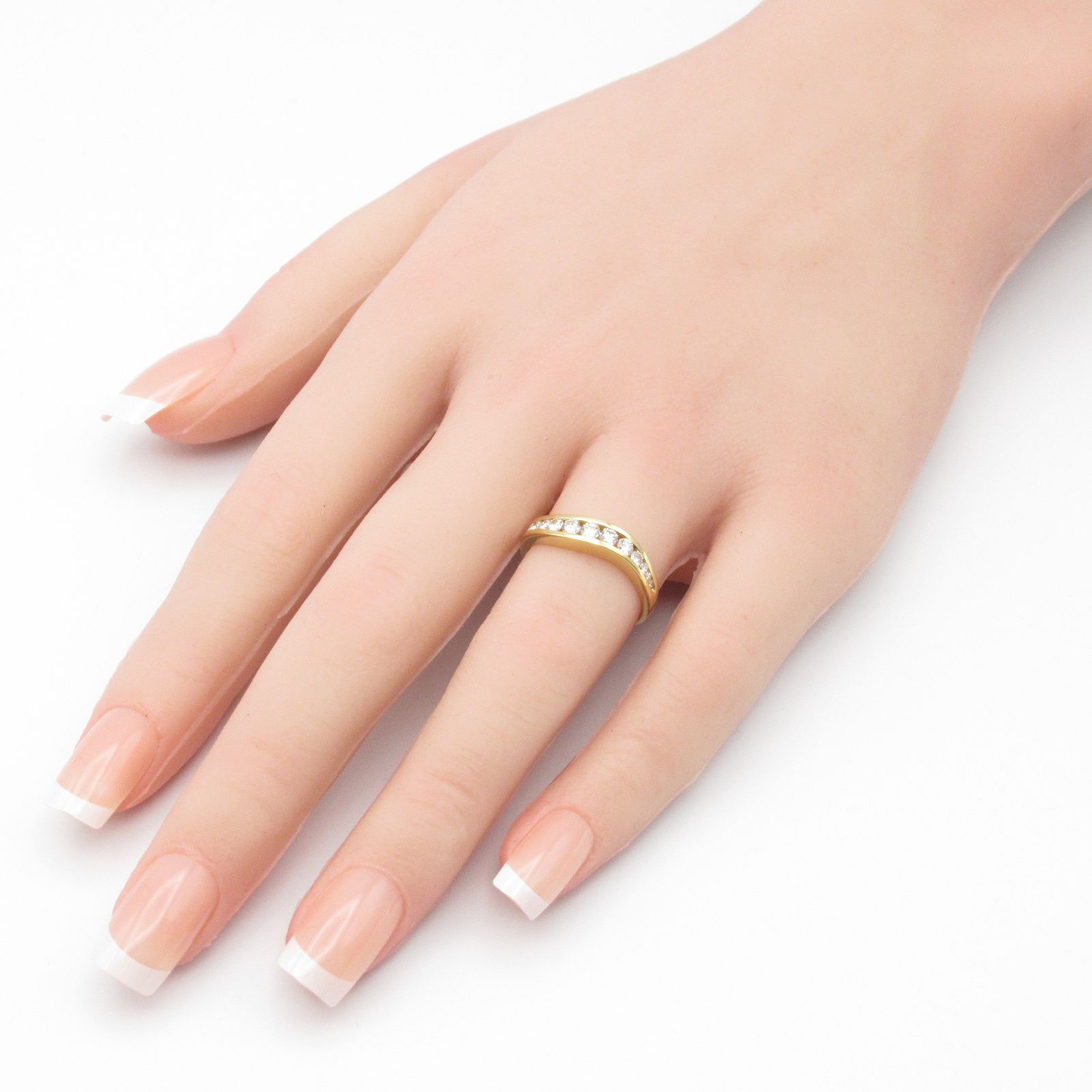 ジュエリー JEWELRY リング・指輪 ダイヤ リング ﾀﾞｲﾔ 3.1g #11.5 K18  