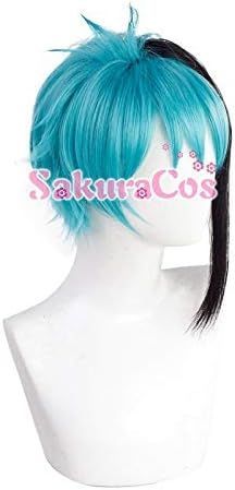 【即納】ツイステッドワンダーランド ジェイド コスプレ セット済ウィッグ Dハロ 即納】ツイステッドワンダーランド ジェイド コスプレ セット済