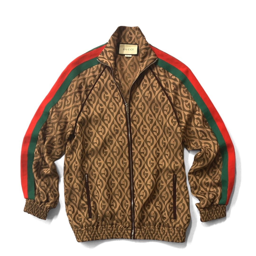 中古品】20SS GUCCI グッチ Gランバス トラックジャケット シェリー 