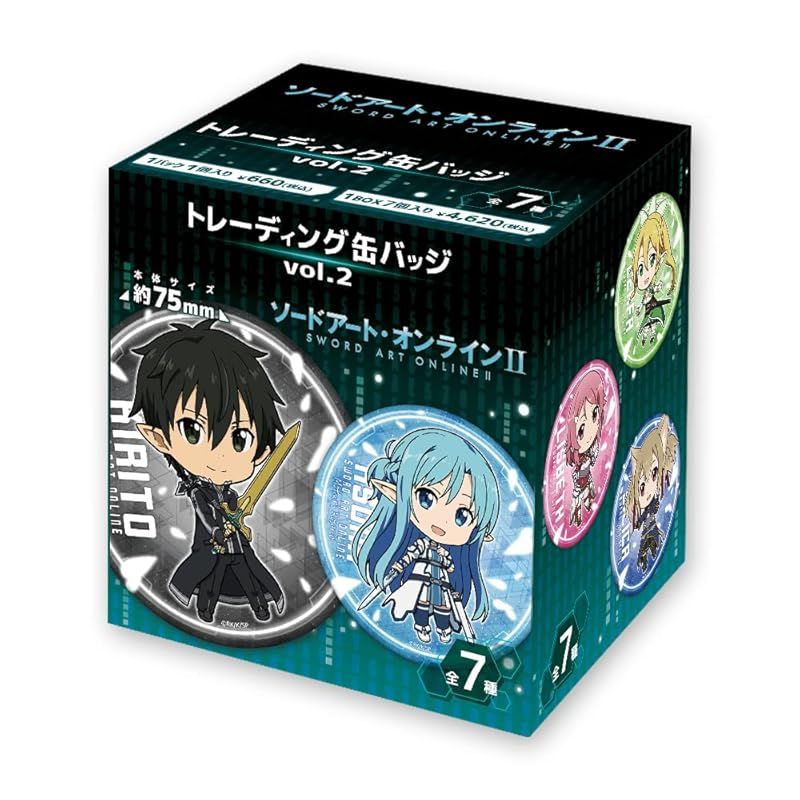 ソードアート・オンラインII トレーディング缶バッジ vol.2(BOX)