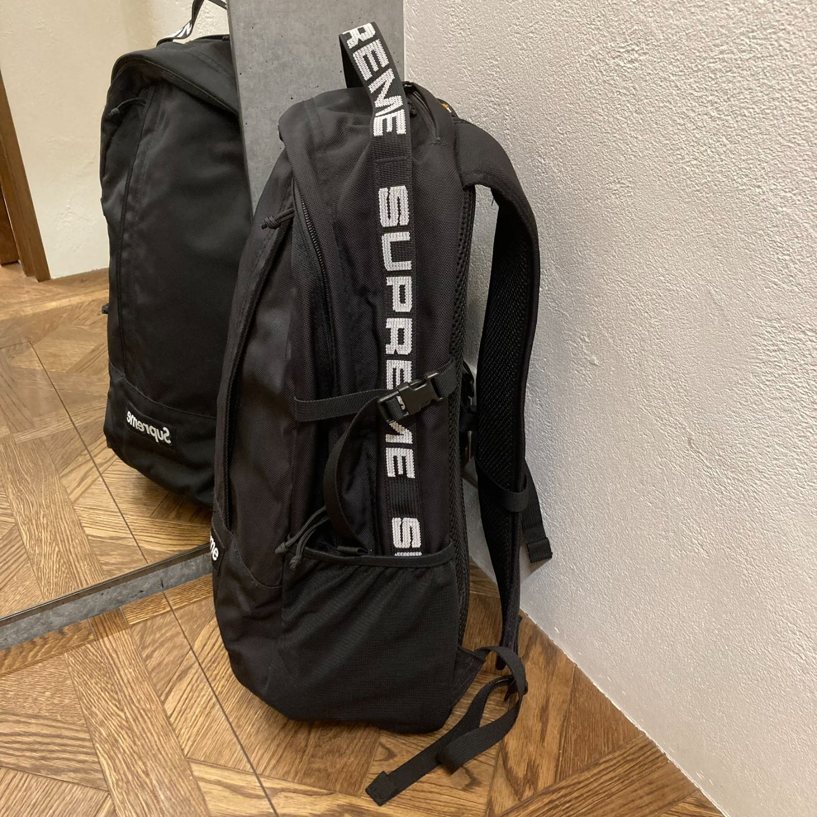 Supreme(シュプリーム) バックパック 2018SS ブラック 古着