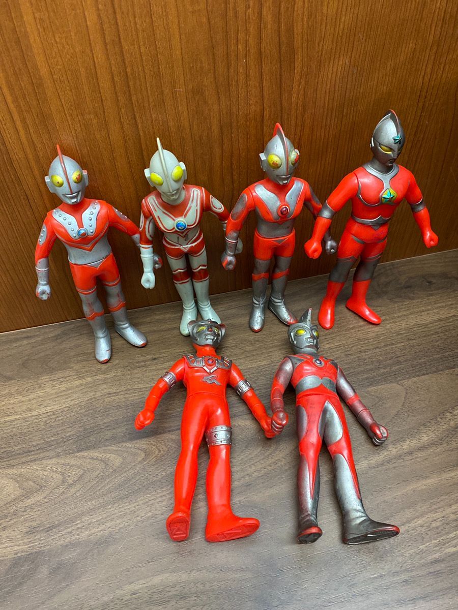 ポピー ウルトラマン ソフビ 6点セット まとめ ウルトラマン 新マン ゾフィー J エース アストラ