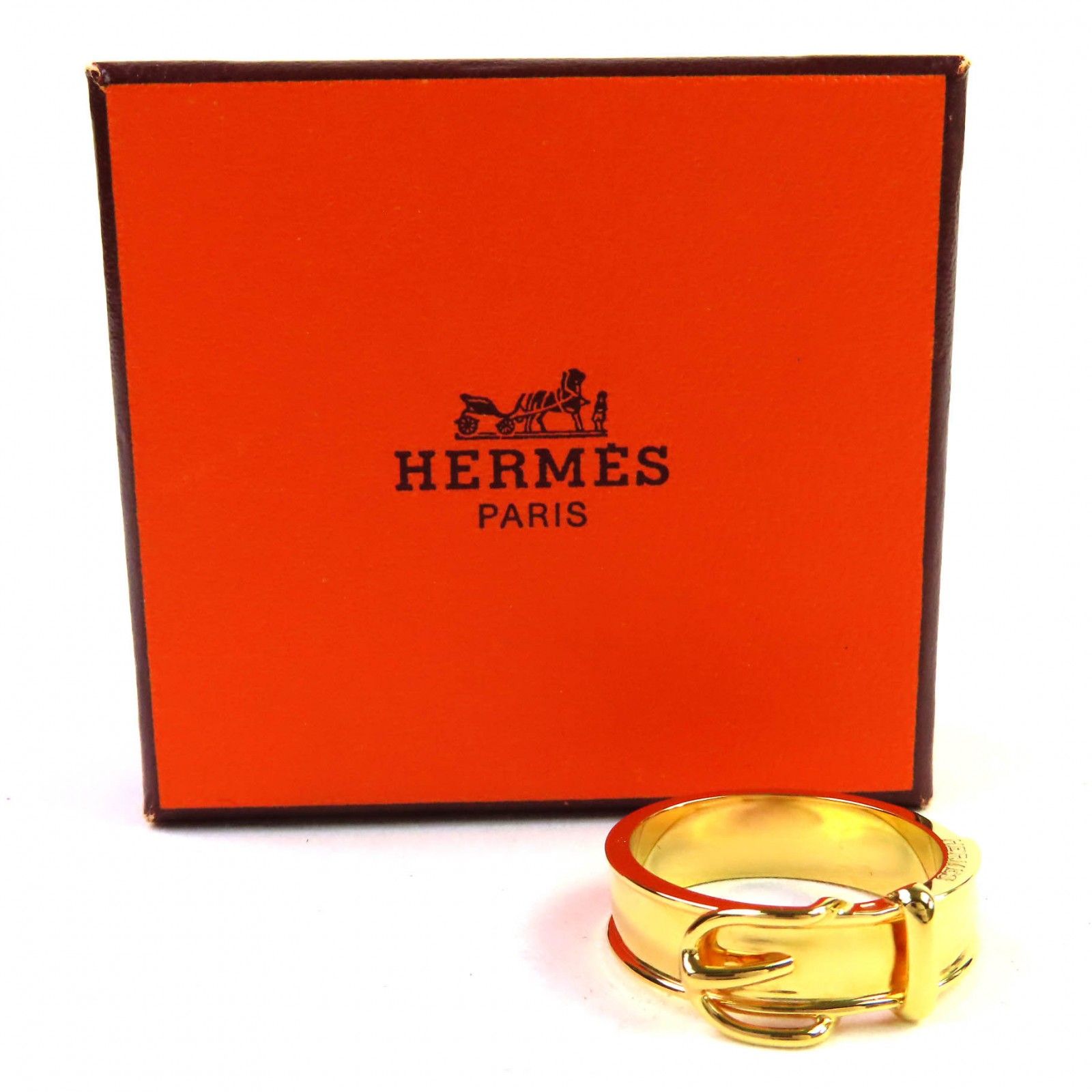 極美品△HERMES エルメス ブックルセリエ ベルトモチーフ