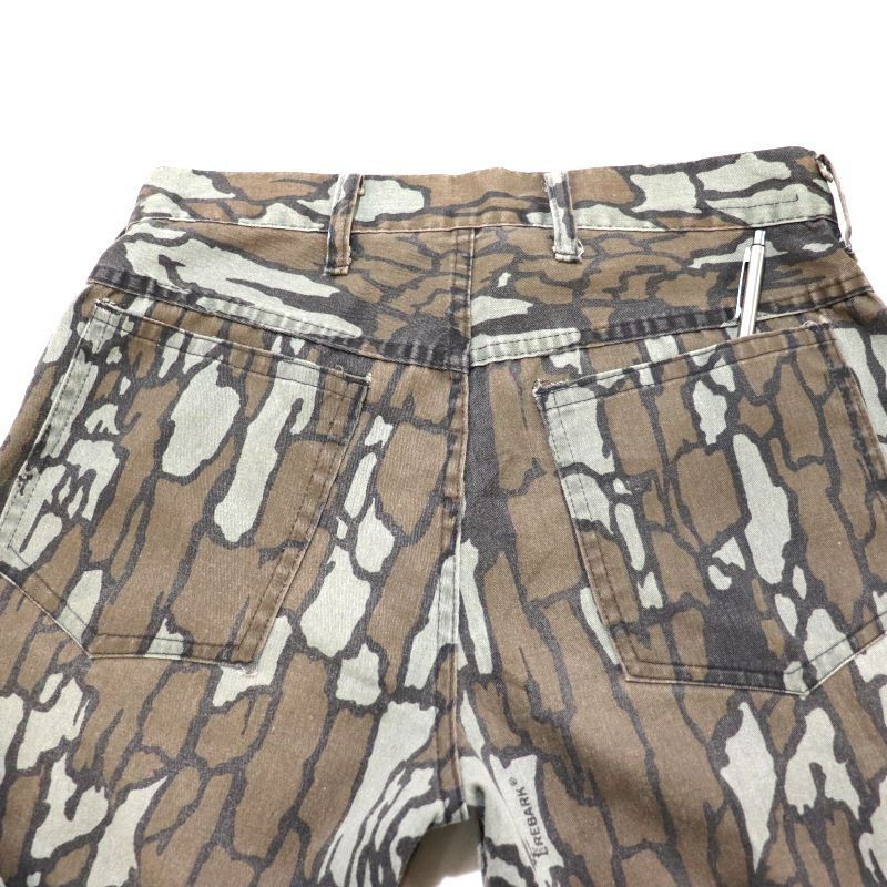80s vintage トレバークカモ ベイカータイプ コットン パンツ メンズ S