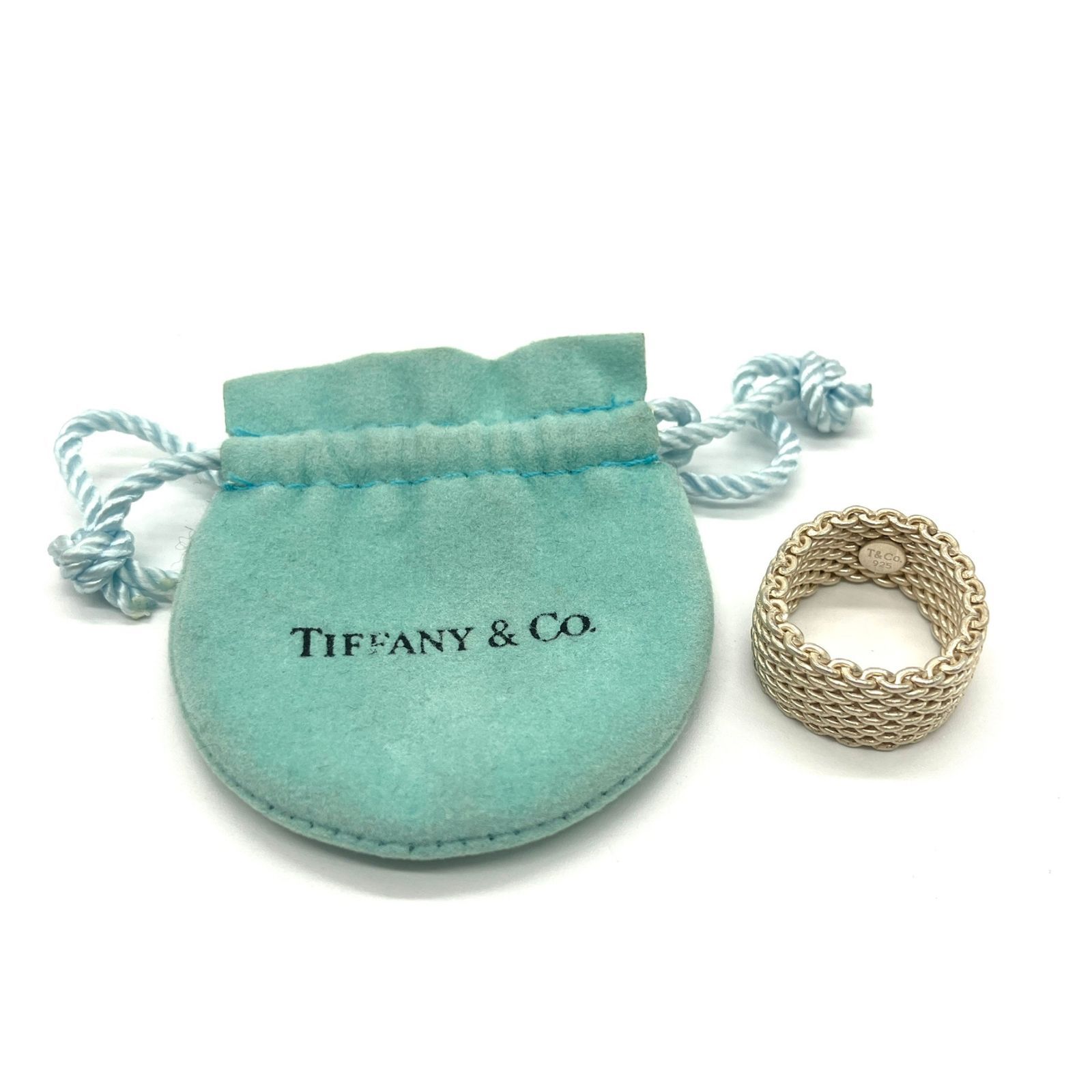 2023年最新海外 極美品✨ Tiffany&Co. メッシュリングの人気アイテム