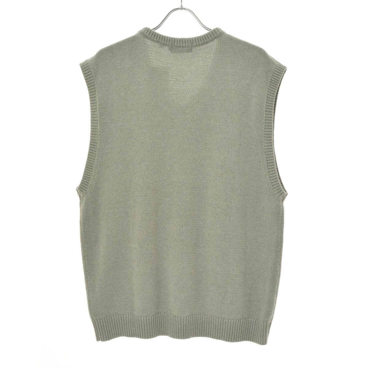 X-LARGE】101213015003 STANDARD LOGO KNIT VEST Vネックニットベスト 