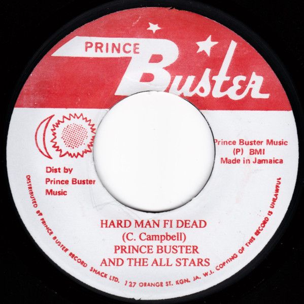 ジャマイカ7” Prince Busters All Stars Hard Man Fi Dead none Prince Buster |00080