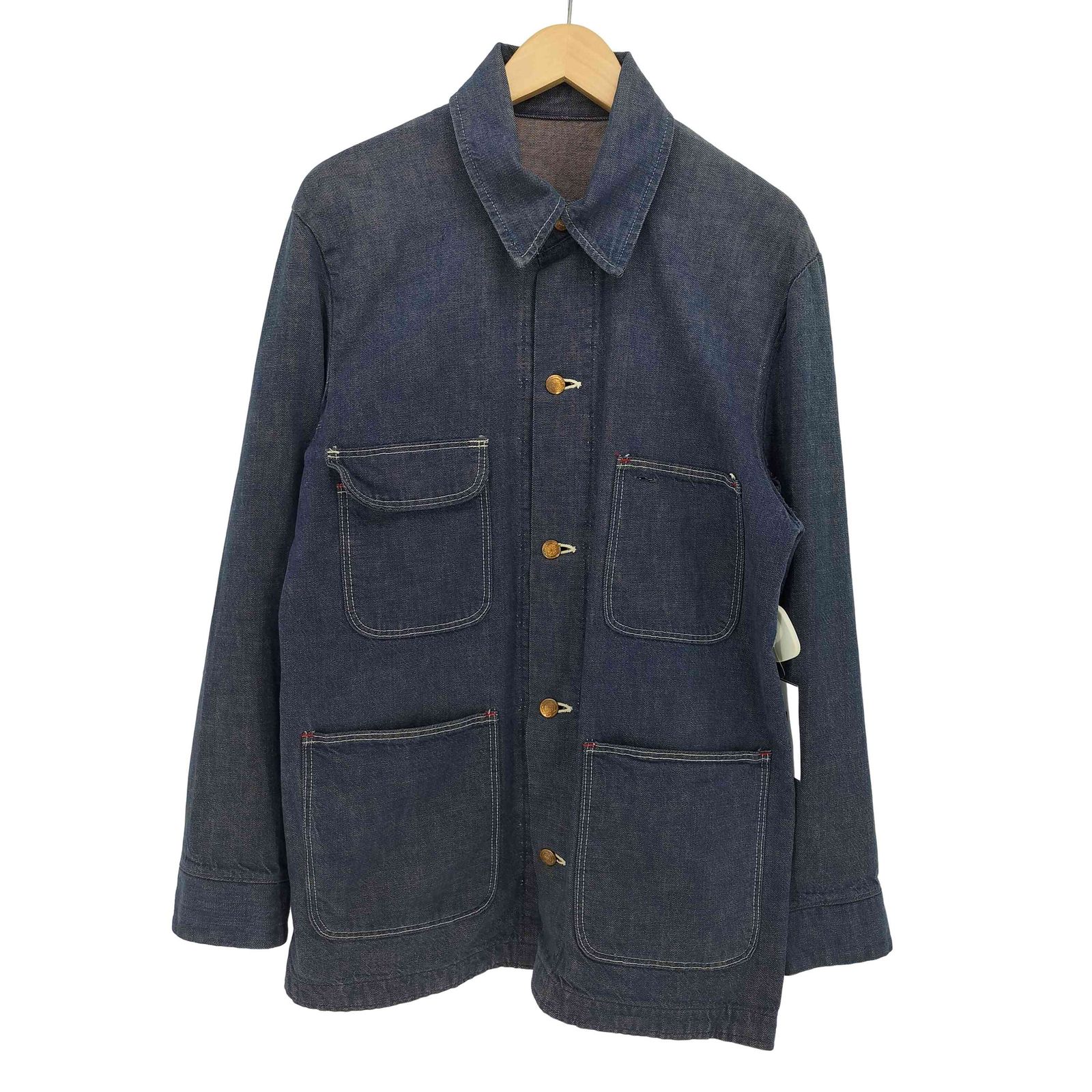 ラングラー Wrangler 70s 襟共地 裏地なし デニムカバーオール