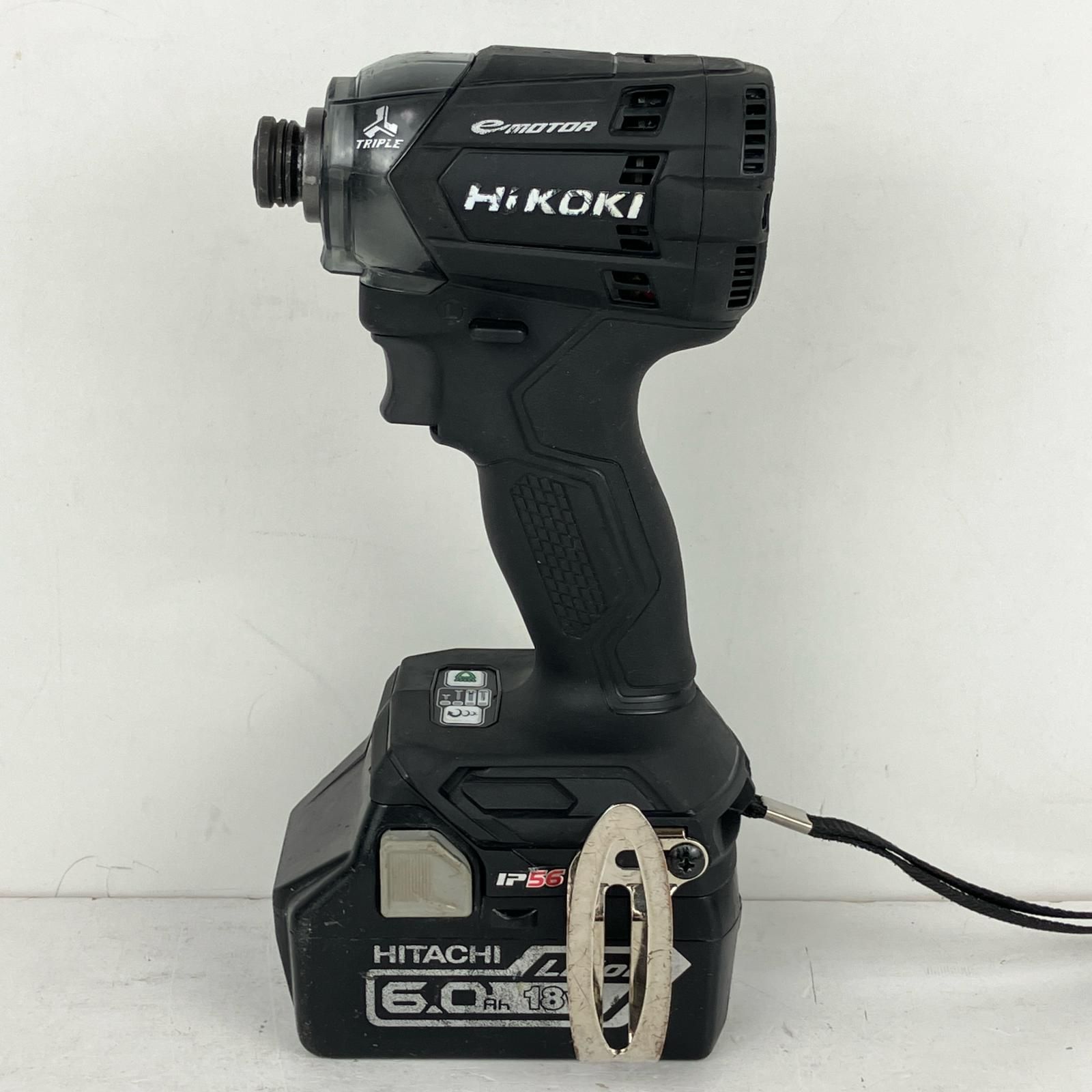 ハイコーキ - s25g-686k【中古】HIKOKI ハイコーキ　コードレスインパクトドライバ　WH18DC　18V　バッテリ×1　充電器　ケース付き　ブラック Amazon.co.jp: HiKOKI(ハイコーキ) 18V 充電式 インパクト
