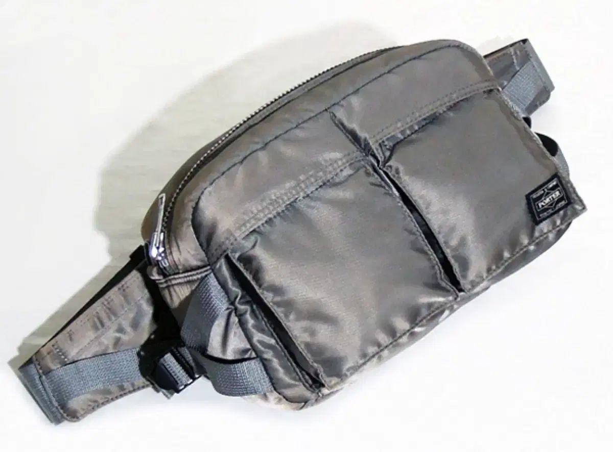 ポーター タンカー シルバーグレー ウエストバッグ 大容量 TANKER 大