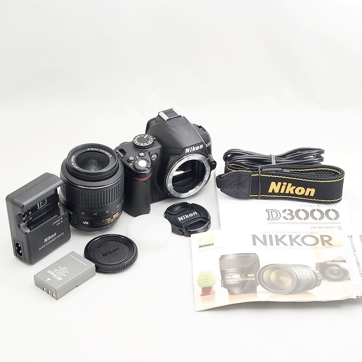 2023通販 Nikon ニコン D3000 レンズセット デジタル一眼カメラ MqlLt