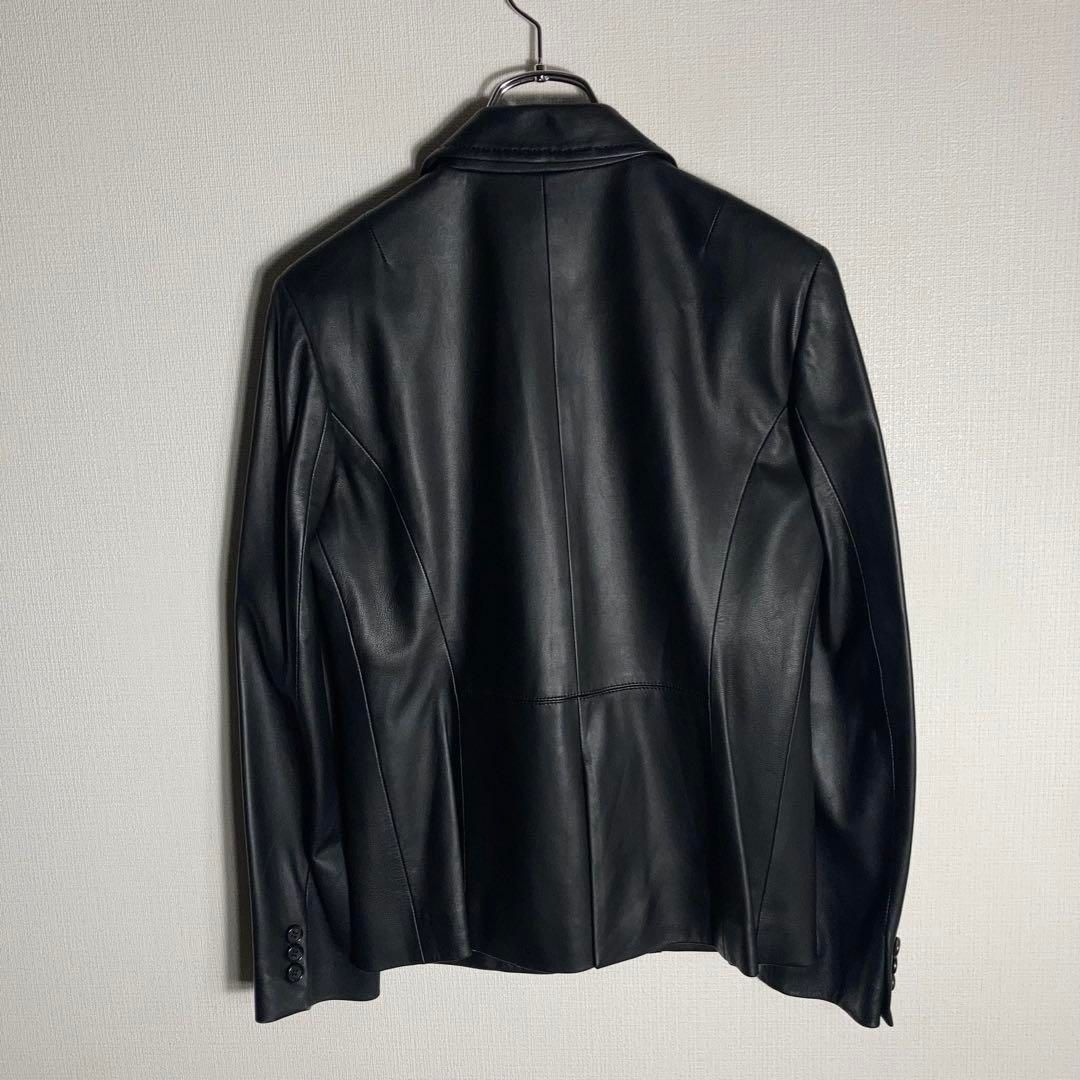 Burberry ラムレザーコート キムタク着 BURBERRY BLACK LABEL 希少 ラムレザー トレンチ