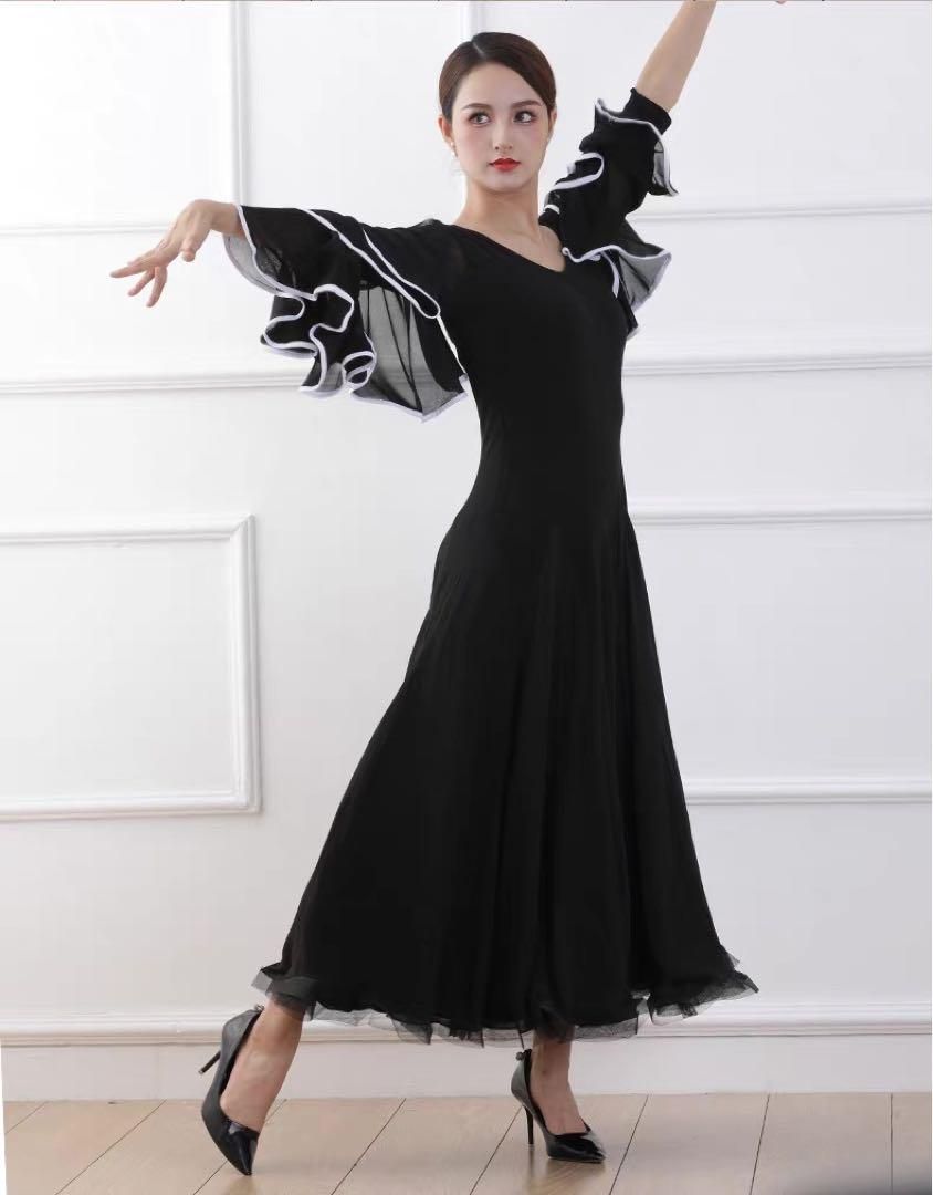 ダンスパーティーにオススメ！スタンダード向きワンピース ✨練習着にも！ 練習着に最適✨ダンスパーティにもオススメなワンピース！スタンダード