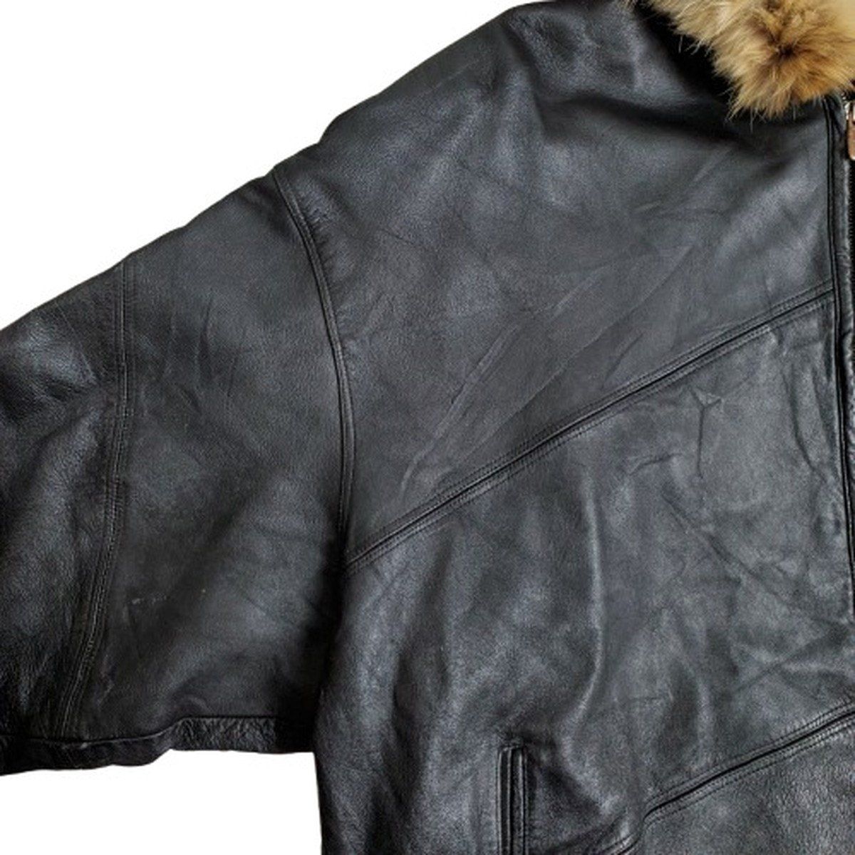 Pelle Pelle ペレペレ フードファー付 レザージャケット アウター JKT 