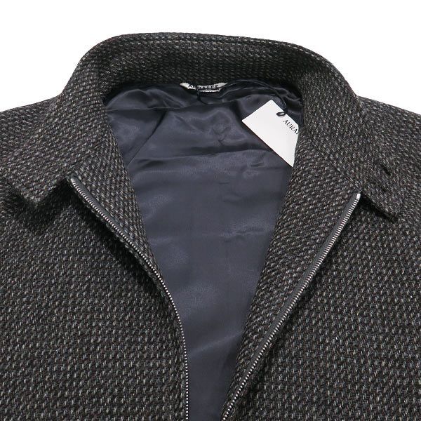 AURALEE ウールアルパカツイードジャケット カーキ サイズ3 ALPACA WOOL SILK TWEED ZIP BLOUSON - AURALEE Official Website