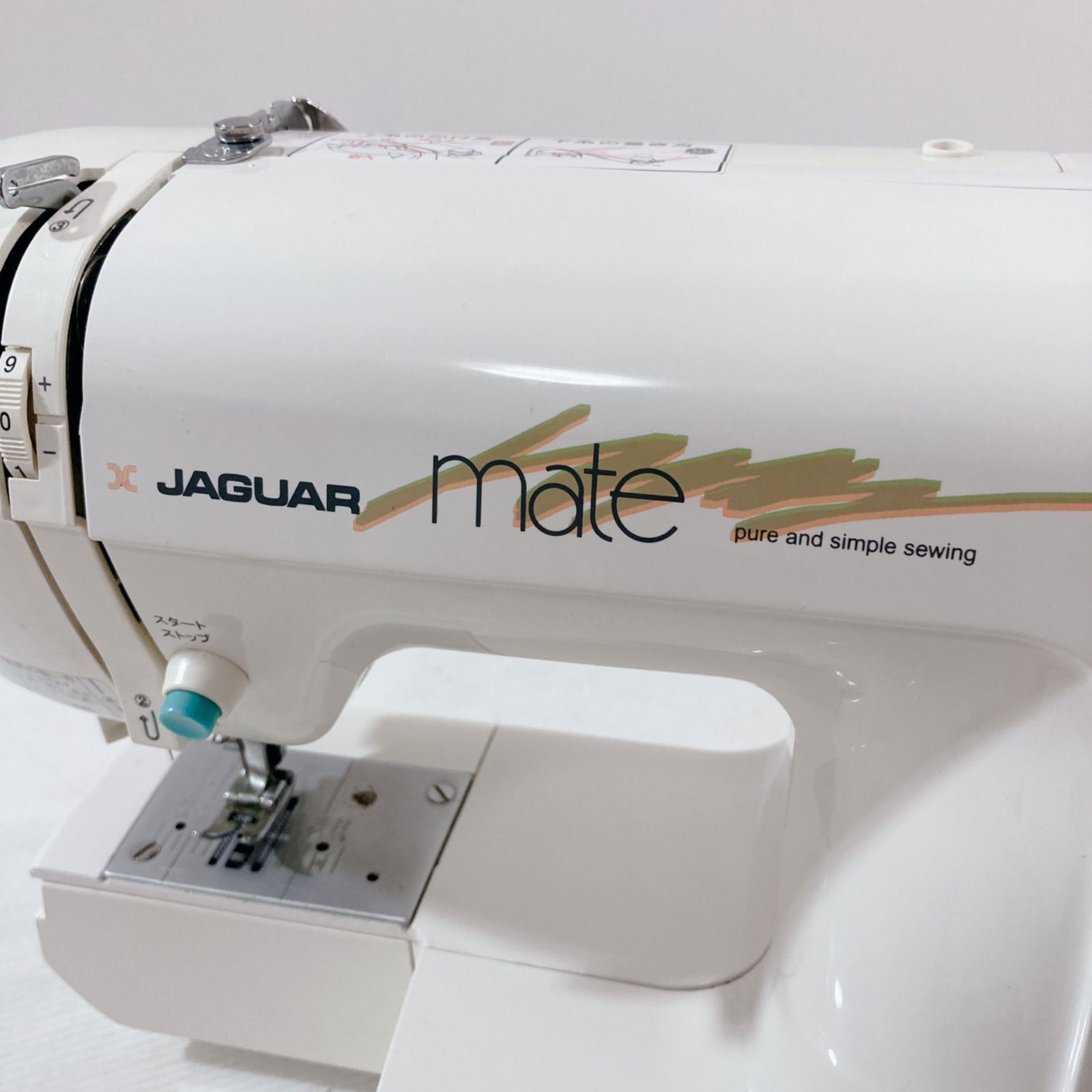 JAGUAR ジャガー ミシン mate pure and simple sewing ミシン 機種名 JAGUAR ジャガー ミシン mate pure and simple sewing ミシン 機種名